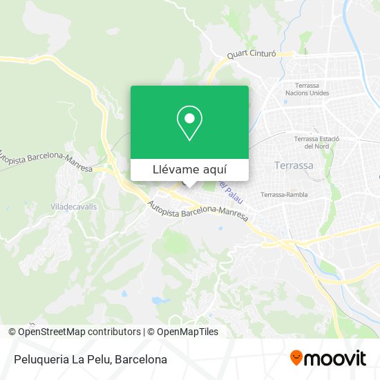 Mapa Peluqueria La Pelu