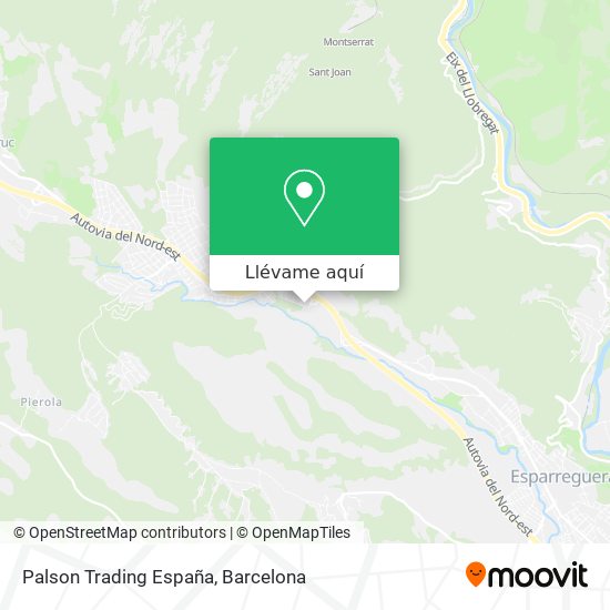 Mapa Palson Trading España