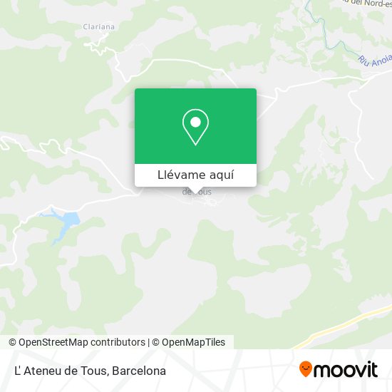 Mapa L' Ateneu de Tous