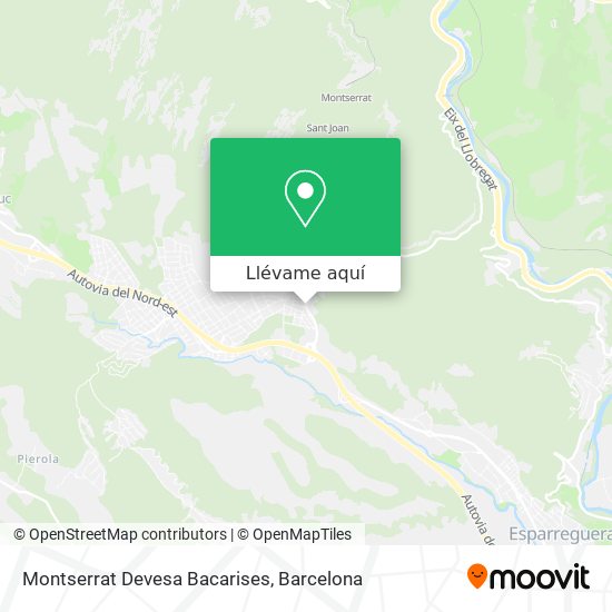 Mapa Montserrat Devesa Bacarises