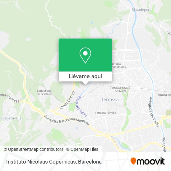 Mapa Instituto Nicolaus Copernicus