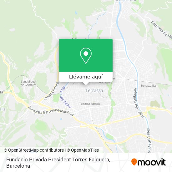 Mapa Fundacio Privada President Torres Falguera