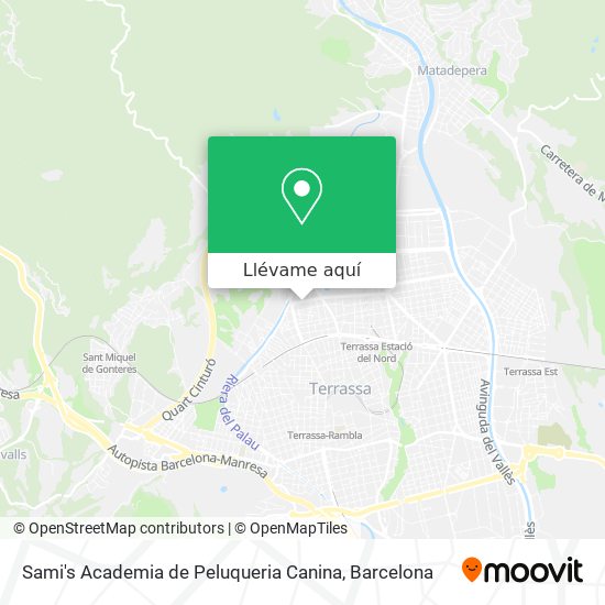 Mapa Sami's Academia de Peluqueria Canina