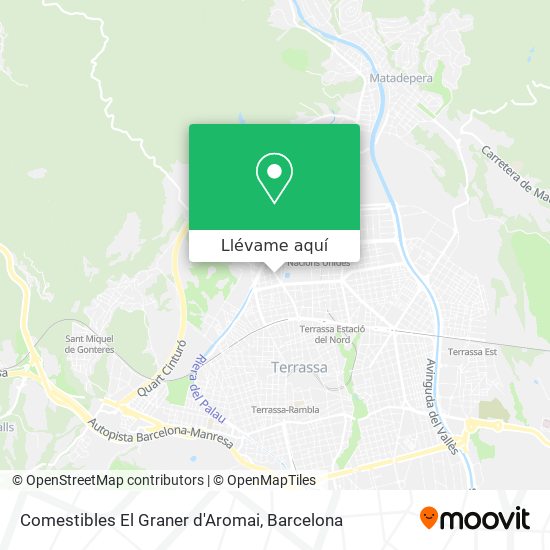 Mapa Comestibles El Graner d'Aromai