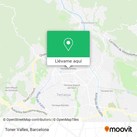 Mapa Toner Valles
