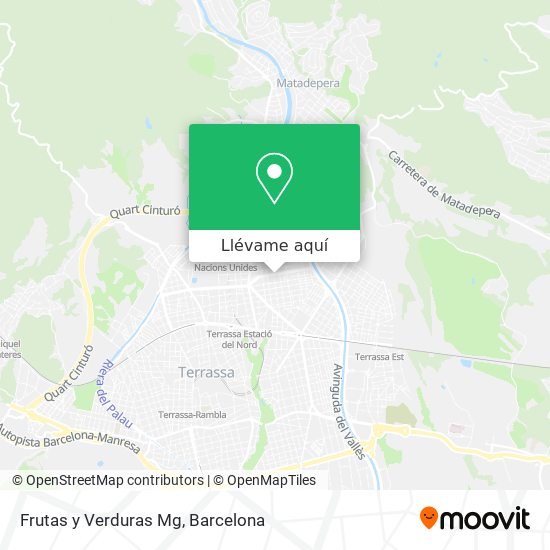 Mapa Frutas y Verduras Mg