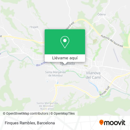Mapa Finques Rambles