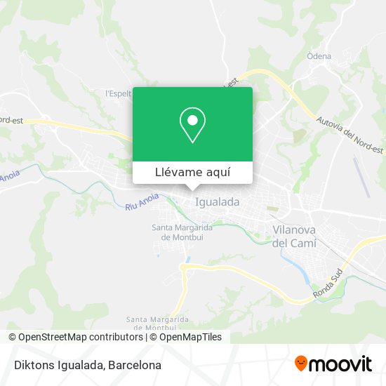 Mapa Diktons Igualada