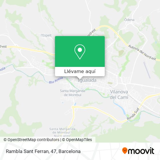 Mapa Rambla Sant Ferran, 47