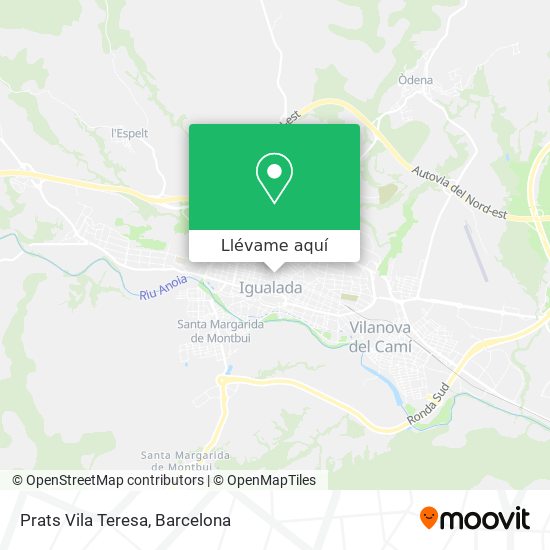 Mapa Prats Vila Teresa