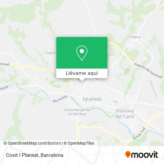 Mapa Cosit I Planxat