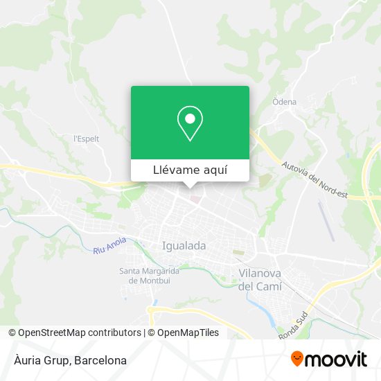 Mapa Àuria Grup