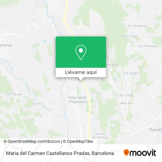 Mapa Maria del Carmen Castellanos Pradas