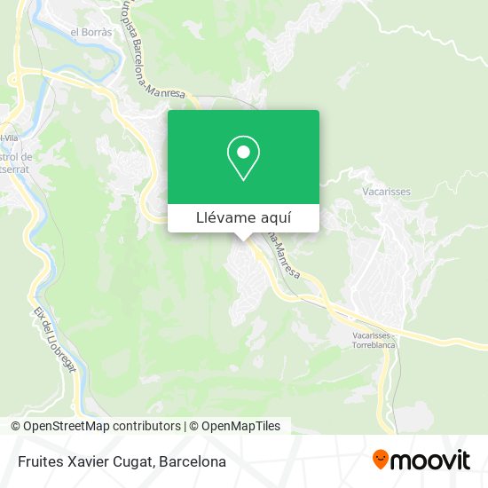 Mapa Fruites Xavier Cugat
