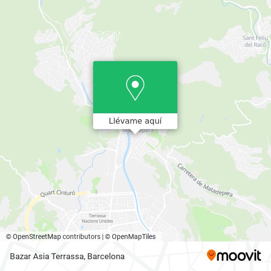 Mapa Bazar Asia Terrassa