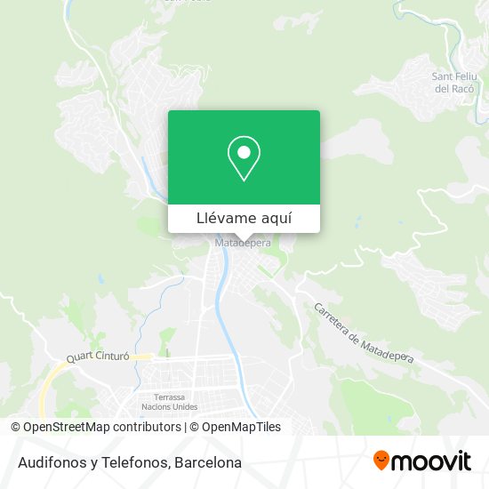 Mapa Audifonos y Telefonos