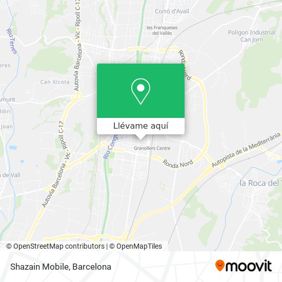 Mapa Shazain Mobile