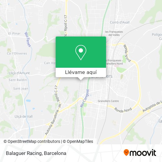 Mapa Balaguer Racing