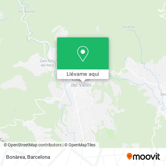Mapa Bonàrea