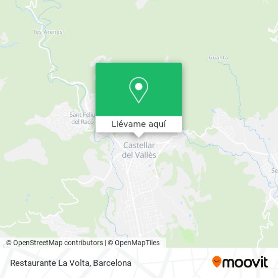 Mapa Restaurante La Volta