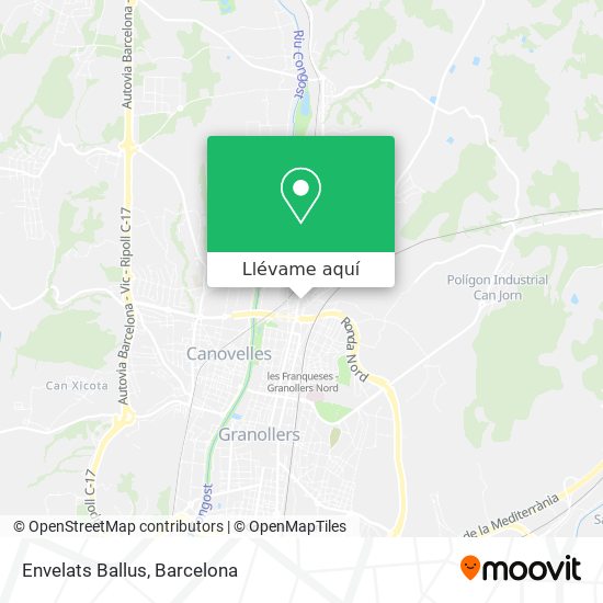 Mapa Envelats Ballus