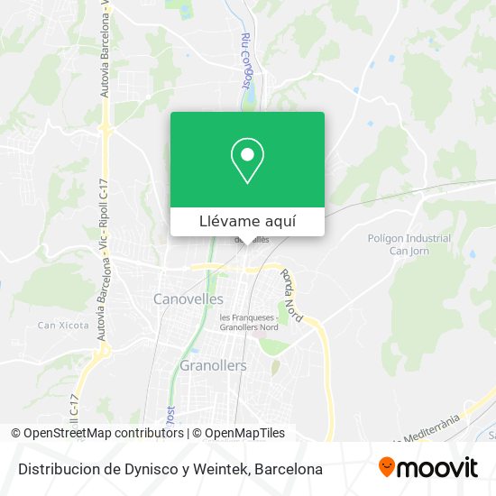 Mapa Distribucion de Dynisco y Weintek