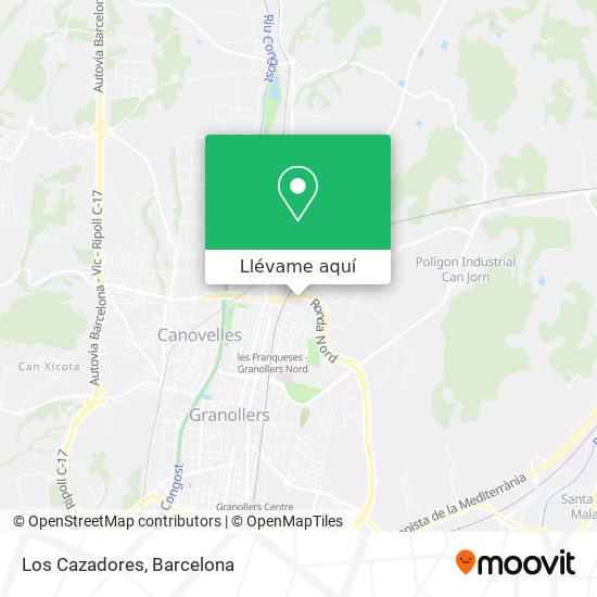 Mapa Los Cazadores