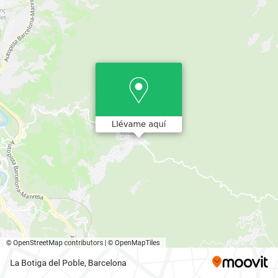 Mapa La Botiga del Poble