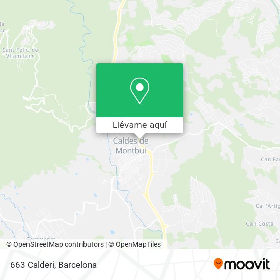 Mapa 663 Calderi