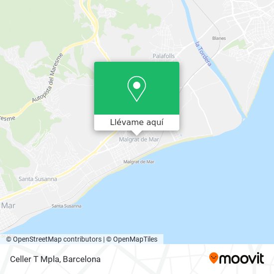 Mapa Celler T Mpla
