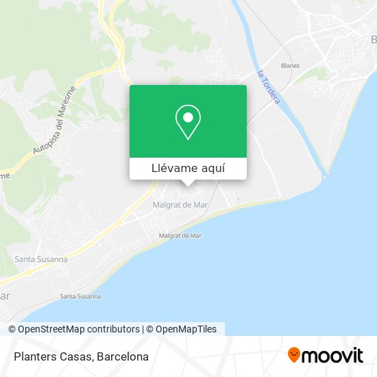 Mapa Planters Casas