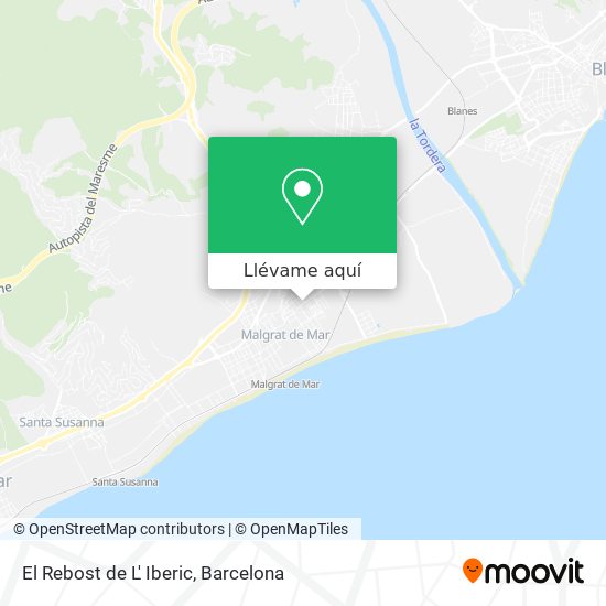 Mapa El Rebost de L' Iberic