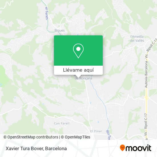 Mapa Xavier Tura Bover