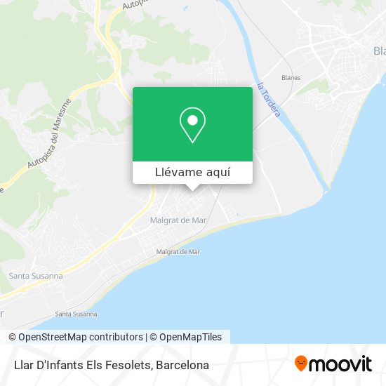 Mapa Llar D'Infants Els Fesolets