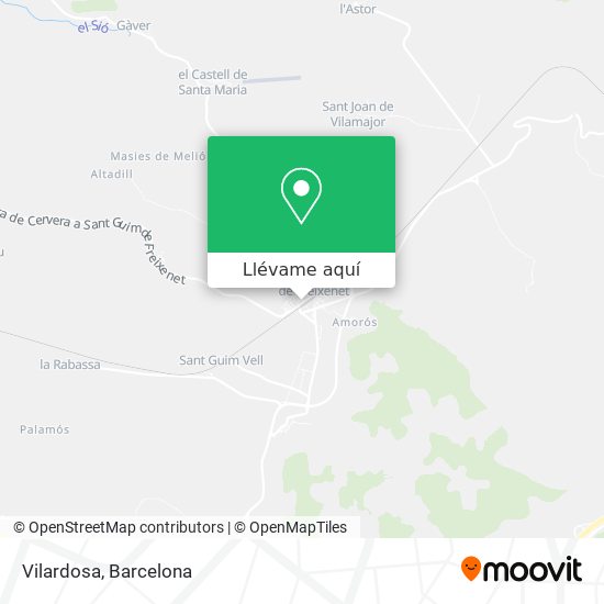 Mapa Vilardosa