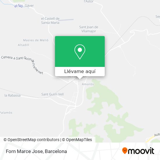 Mapa Forn Marce Jose