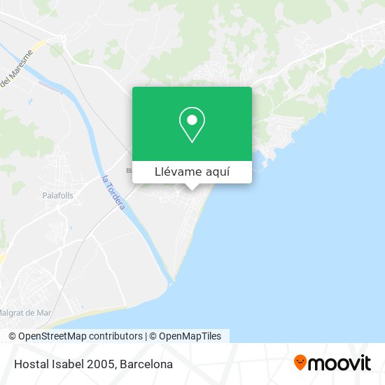 Mapa Hostal Isabel 2005