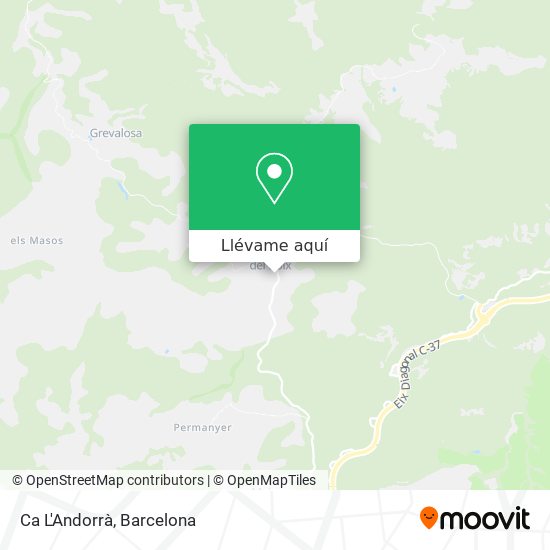 Mapa Ca L'Andorrà