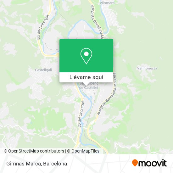 Mapa Gimnàs Marca