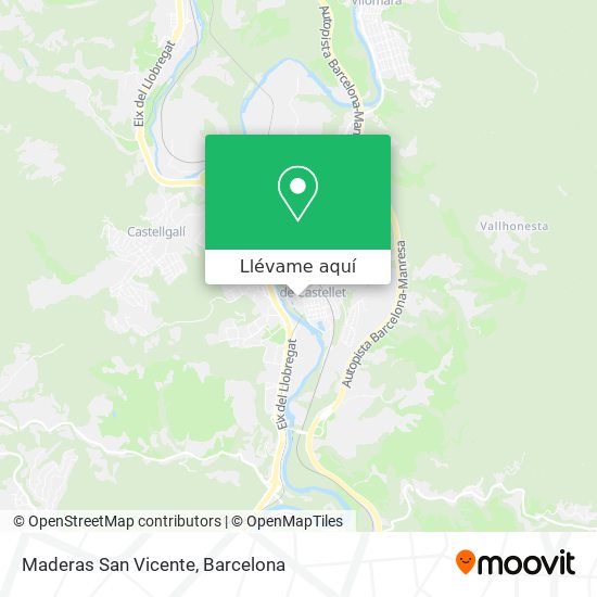 Mapa Maderas San Vicente