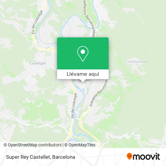 Mapa Super Rey Castellet