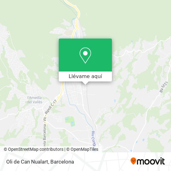 Mapa Oli de Can Nualart