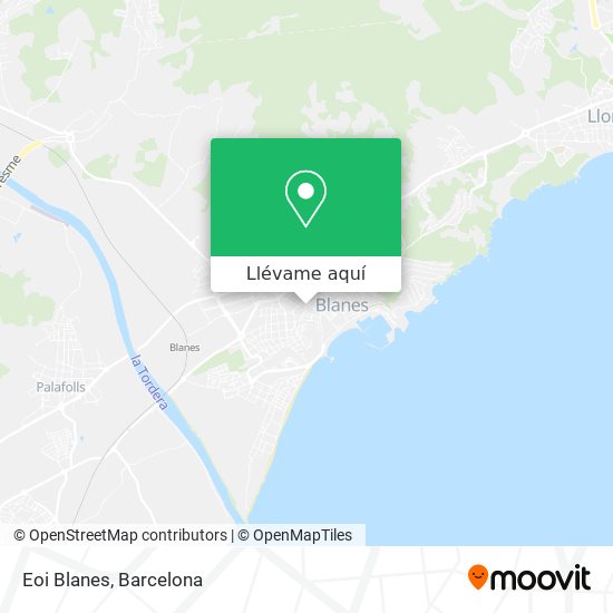 Mapa Eoi Blanes