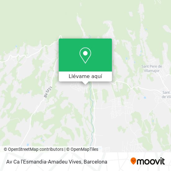 Mapa Av Ca l'Esmandia-Amadeu Vives