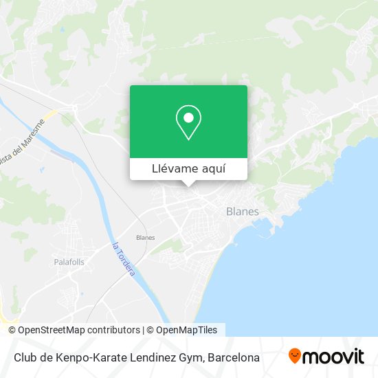 Mapa Club de Kenpo-Karate Lendinez Gym