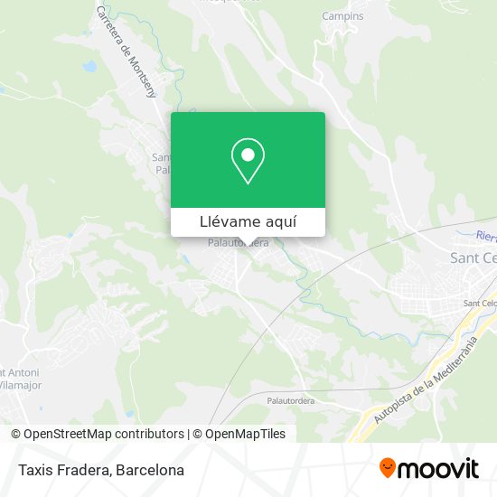 Mapa Taxis Fradera