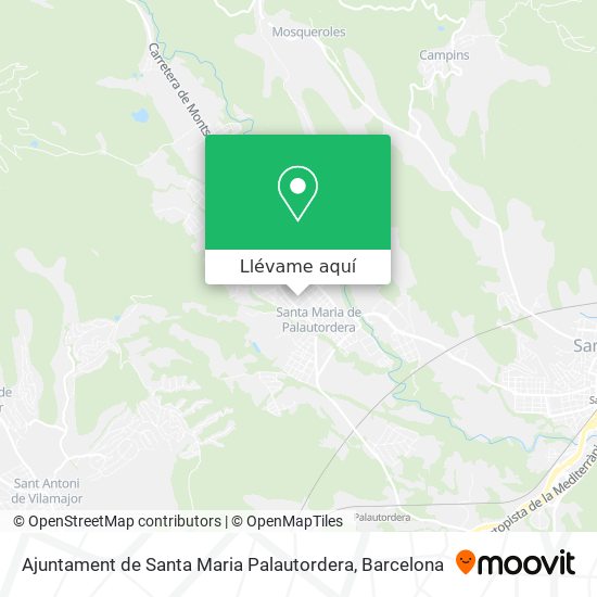 Mapa Ajuntament de Santa Maria Palautordera