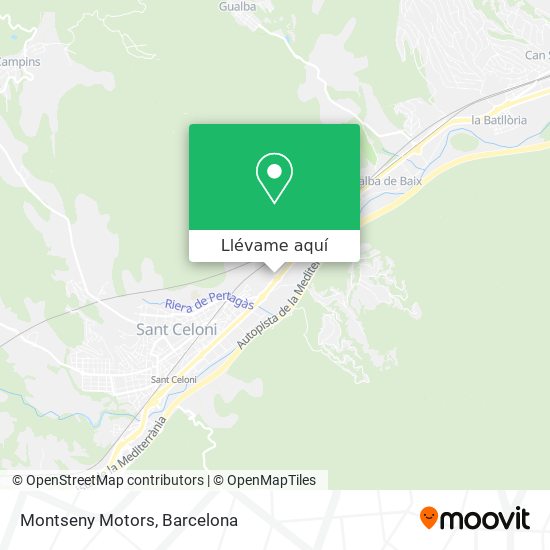 Mapa Montseny Motors