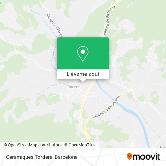 Mapa Ceramiques Tordera