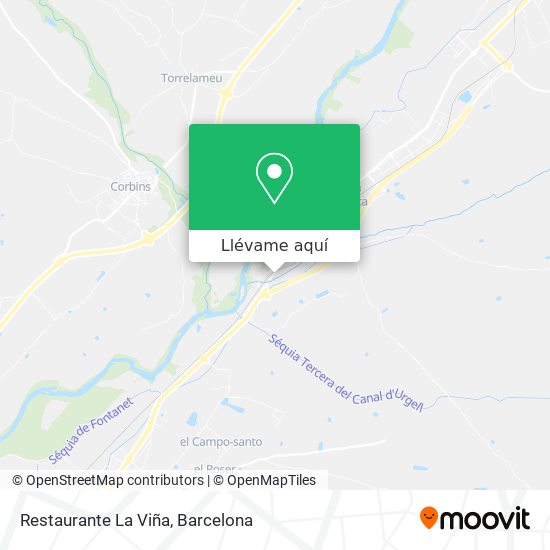 Mapa Restaurante La Viña